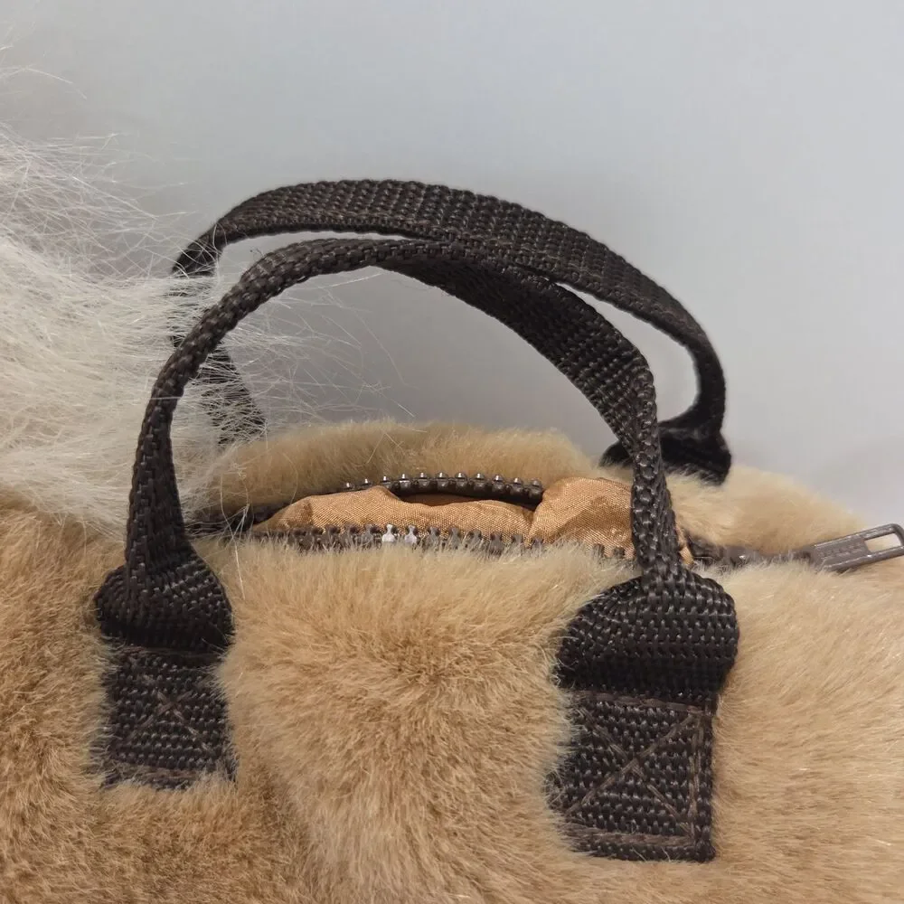 Wildkin Brown Polyester Plush Stuffed Animal Horse Kid Purse Handles Zip Derby